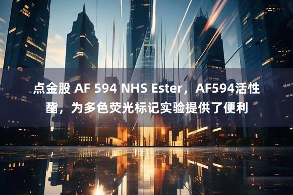 点金股 AF 594 NHS Ester，AF594活性酯，为多色荧光标记实验提供了便利