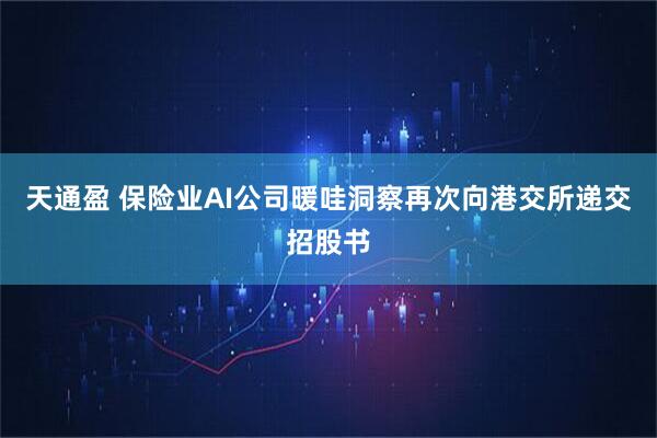天通盈 保险业AI公司暖哇洞察再次向港交所递交招股书